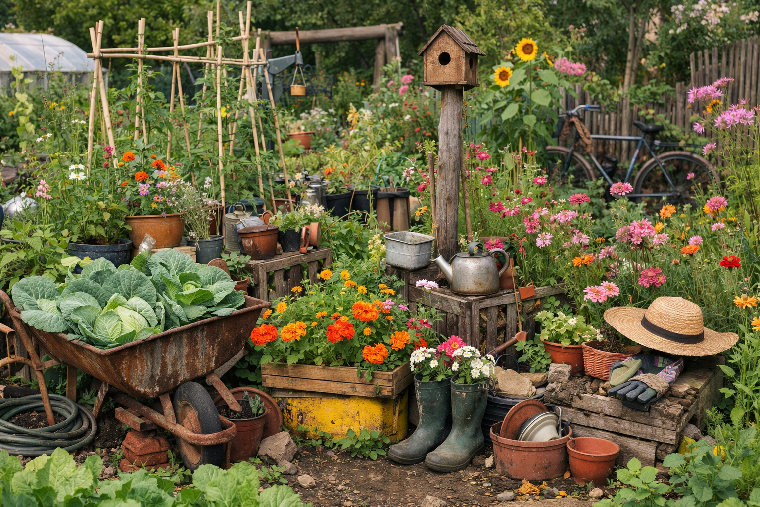 Chaos gardening / Foto: Pestrazahrada.cz
